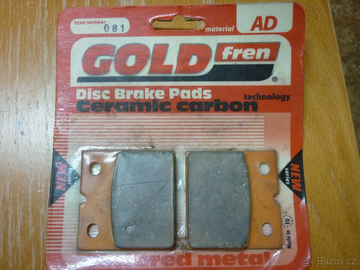 Brzdové destičky gold fren