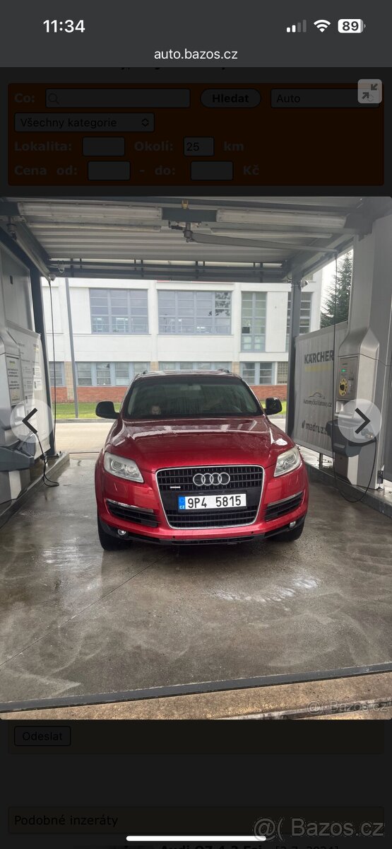 Audi q7 3.6 fsi 7misko na pruzynah 2009r