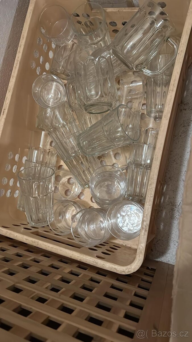 Sklenice mix vše za 400,- nebo dohodou