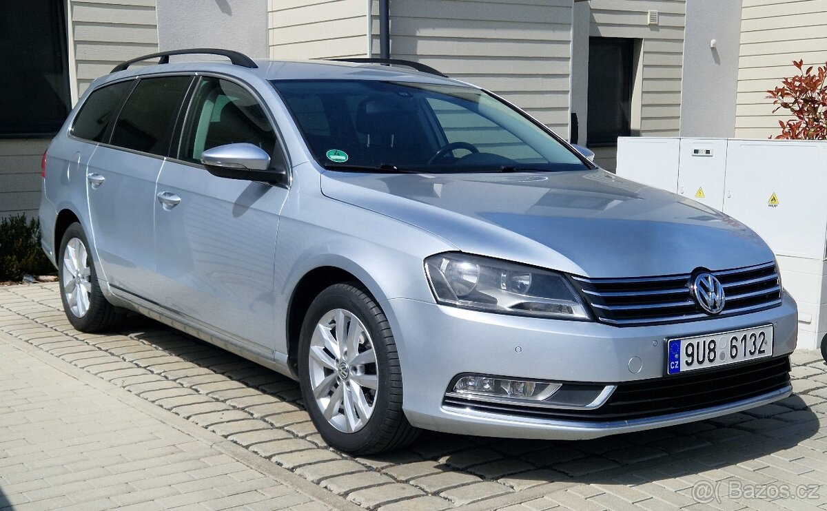 VW Passat B7 2.0TDi Webasto tažné LED park 103KW