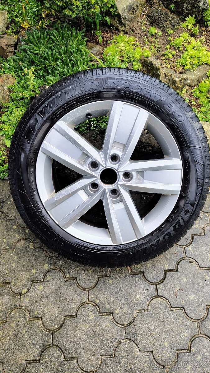 Alu disky VW Devonport + zimní gumy – 215/60R17 – T5/T6
