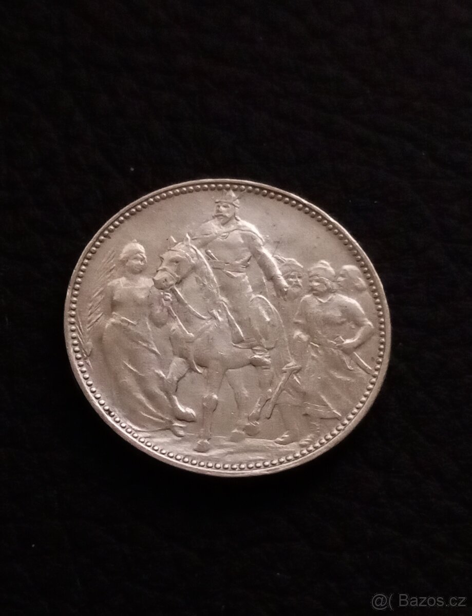 1 Koruna - příchod Maďarů 1896 KB