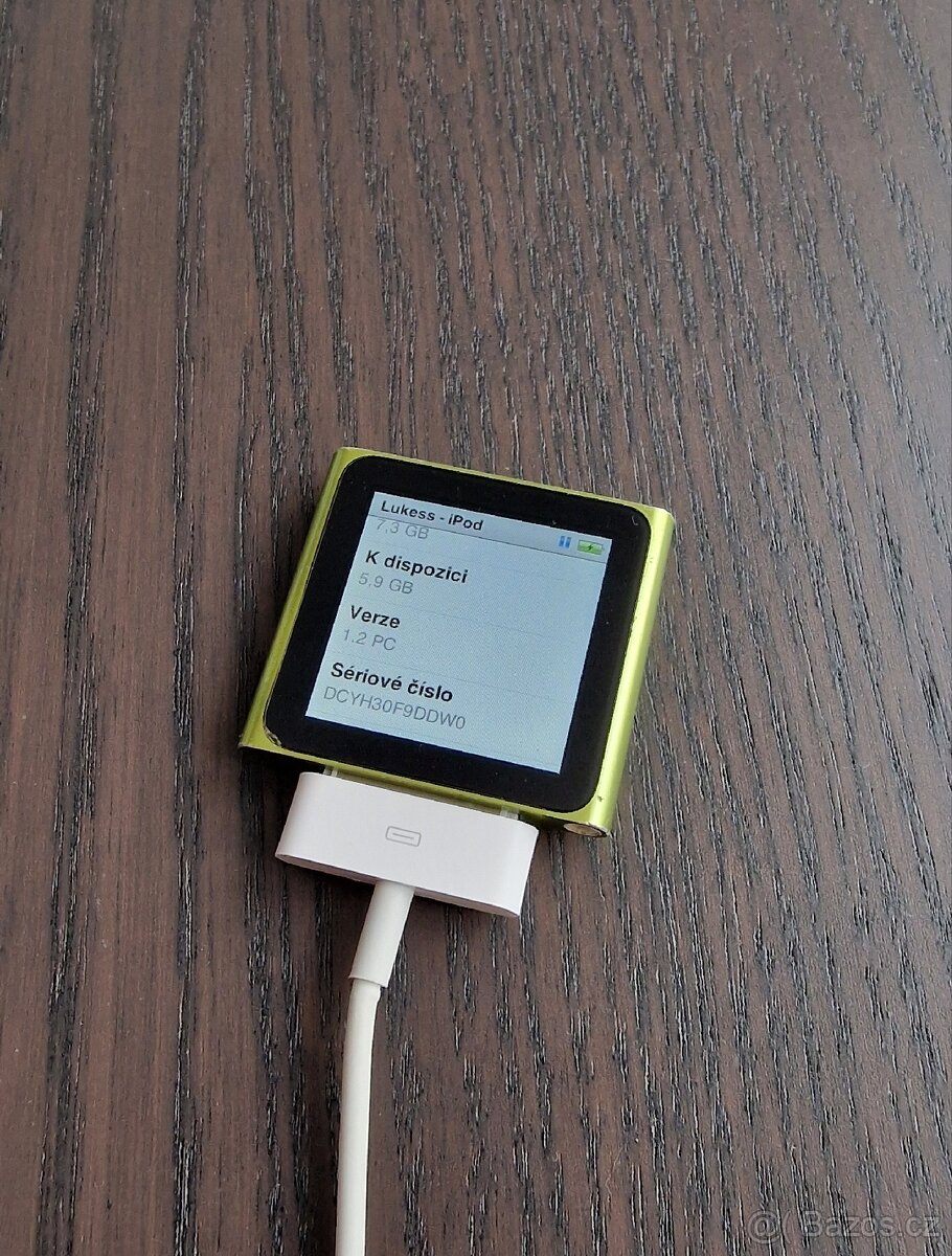 Ipod nano 5. Generace 8gb zelený