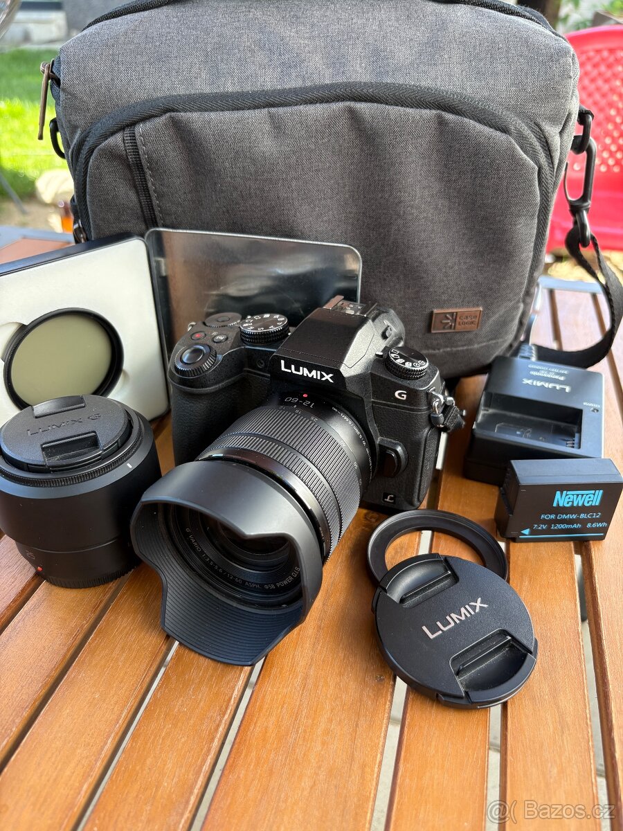 Panasonic G80 + 2 objektivy a příslušenství
