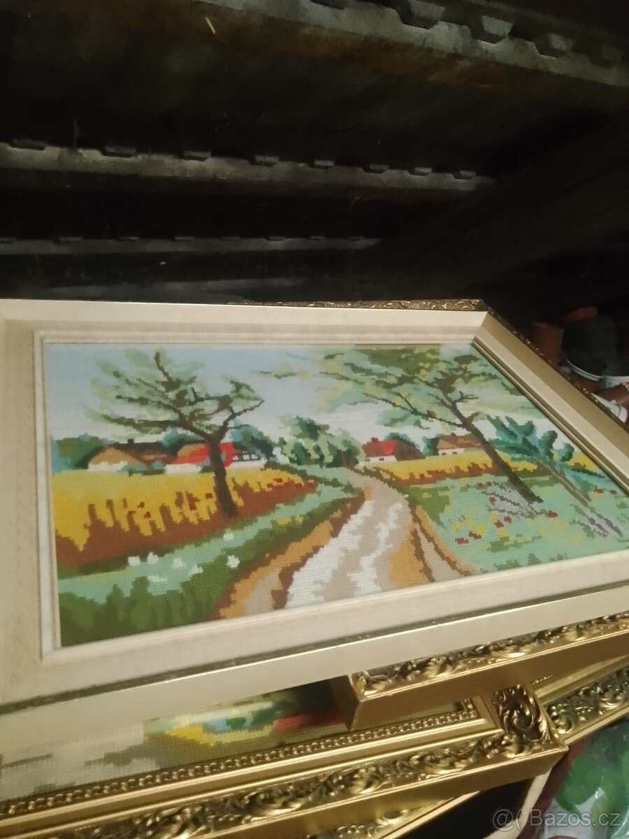 Prodám obrázky ruční práce vyšívání