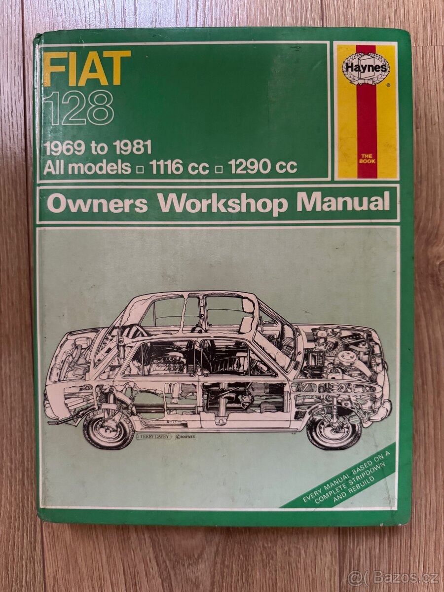 FIAT 128 / 128 COUPE originální montážní manual servisní