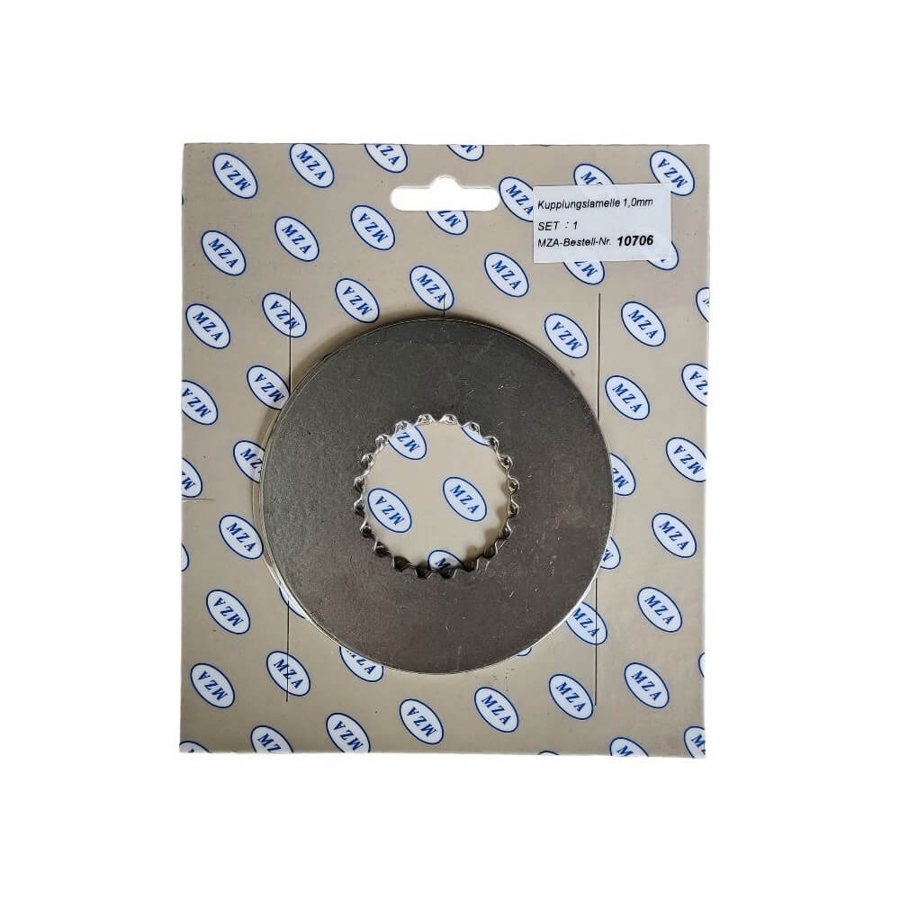 Lamela spojky 1,0 mm Simson S51 - MZA