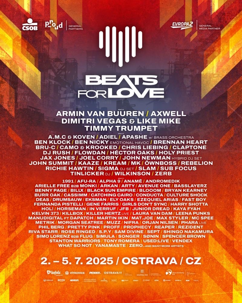 Beats for Love 2025 - celofestivalová vstupenka