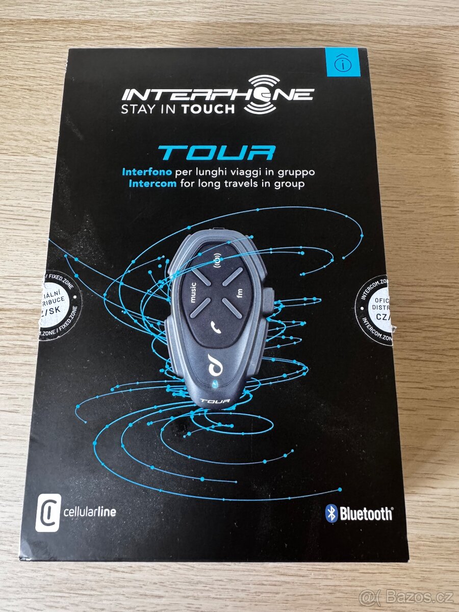 Interphone Tour – motorkářský Bluetooth komunikátor, lehce p