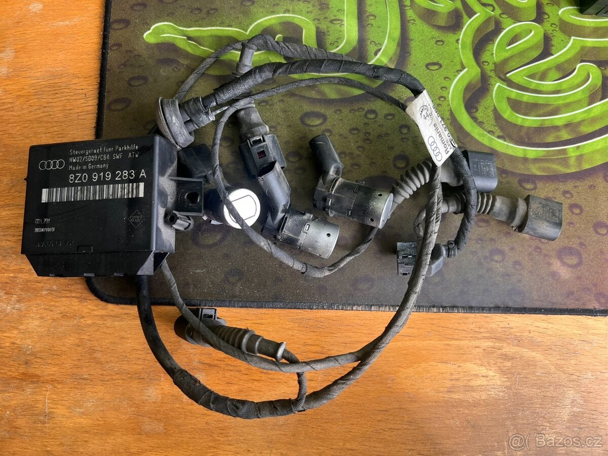 Parkovací senzory + kabeláž Audi A4 B6 – 8Z0919283A