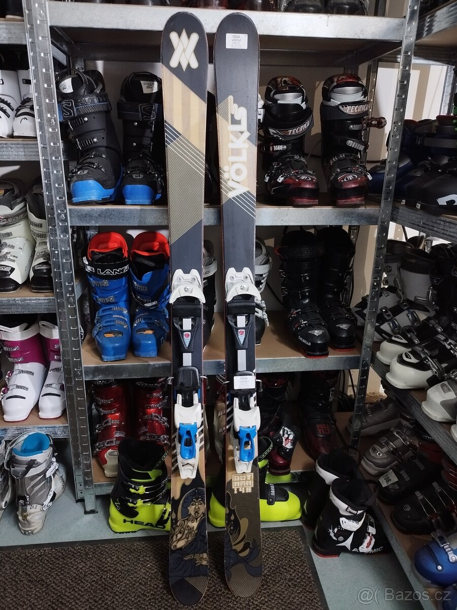Skialpove lyže Völkl délky 148cm