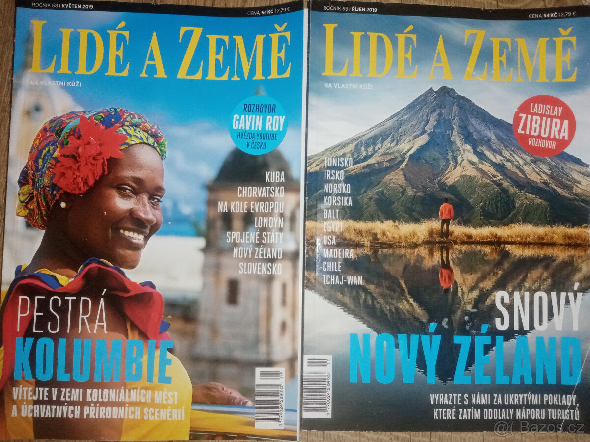 Daruji časopisy Lidé a Země