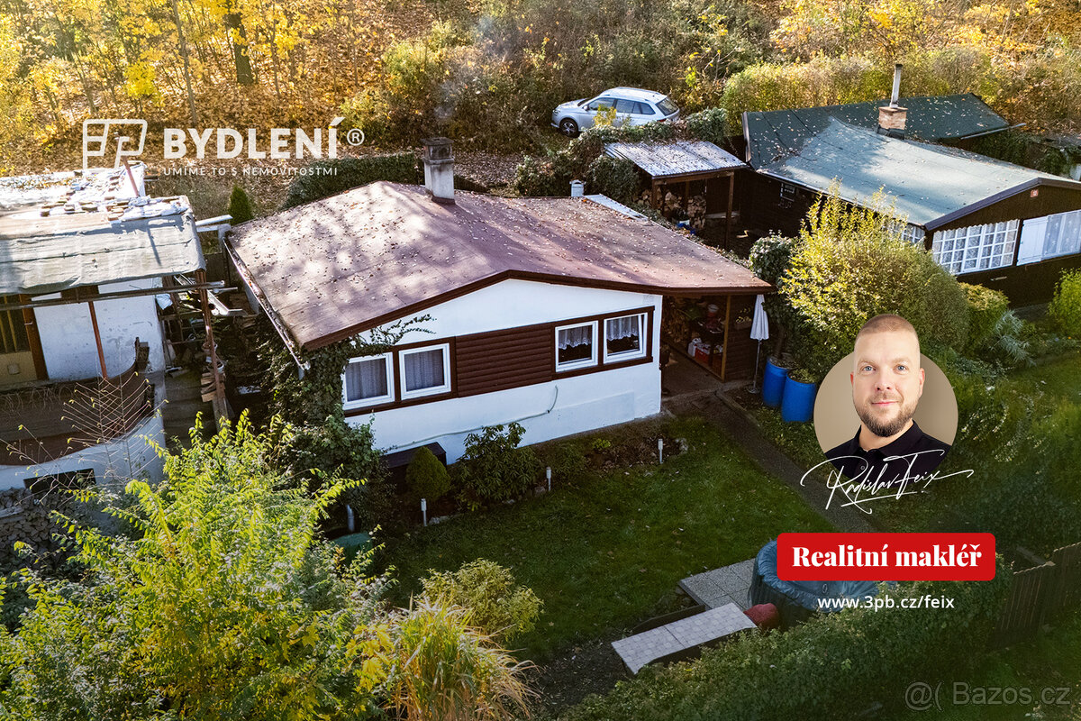 Prodej chaty s výhledem na Ústí nad Labem – nad Větruší