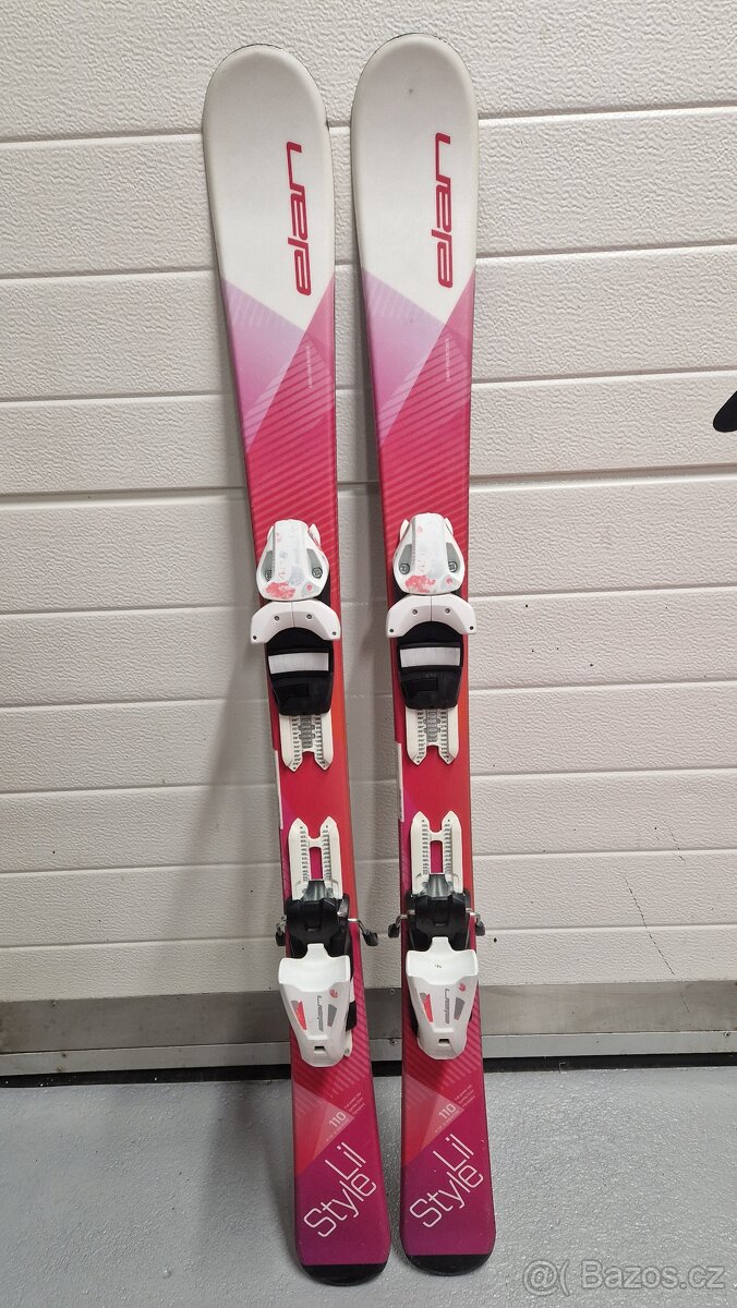 Dívčí dětské lyže 110 cm.
