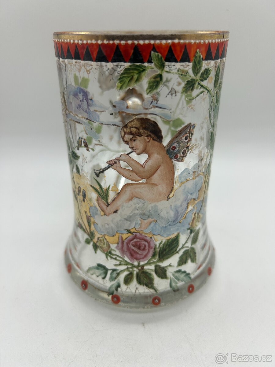 Sběratel nabízí staré pivní sklenice