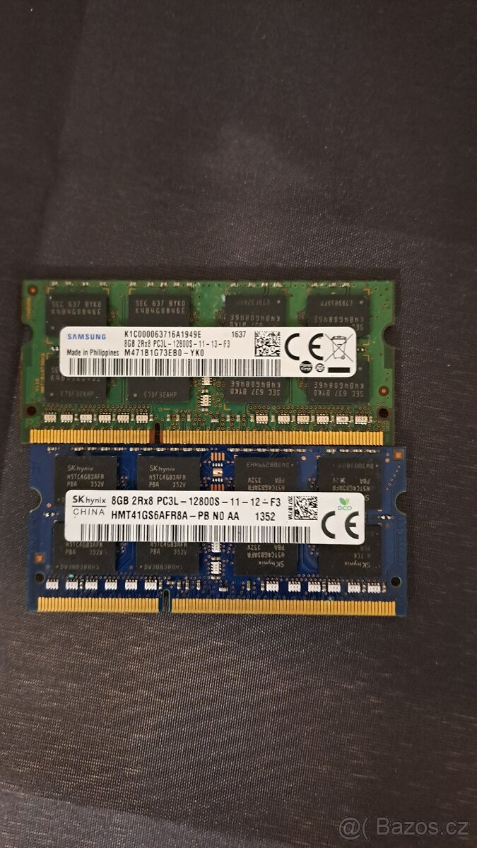 Ramky ddr3 16 gb