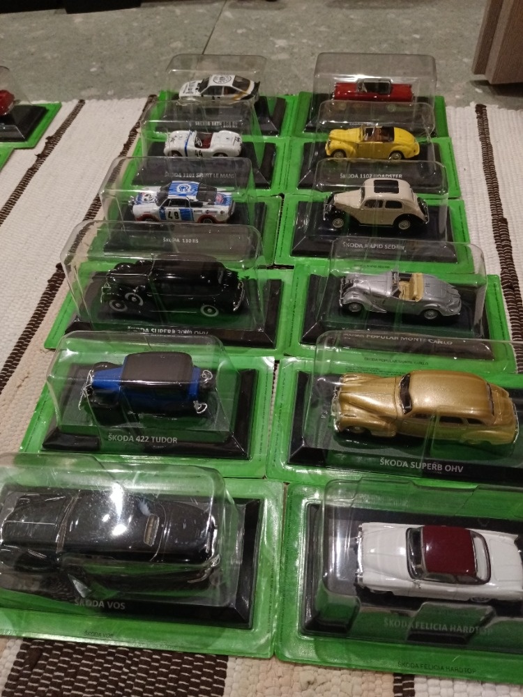 Modely aut Škoda Deagostini