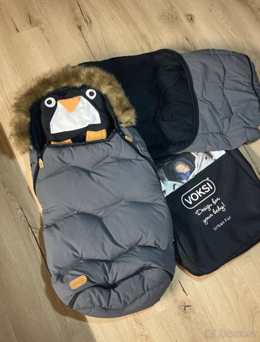 Dětský péřový fusak VOKSI do kočárku