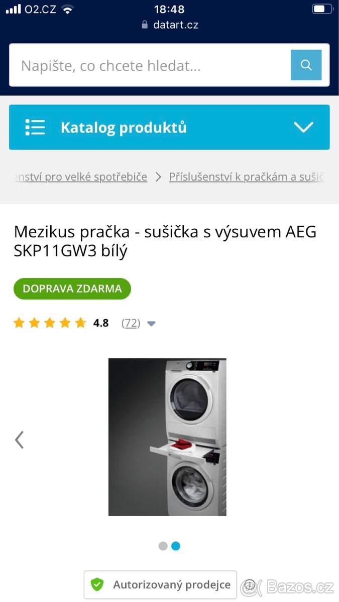 AEG mezikus pračka sušička