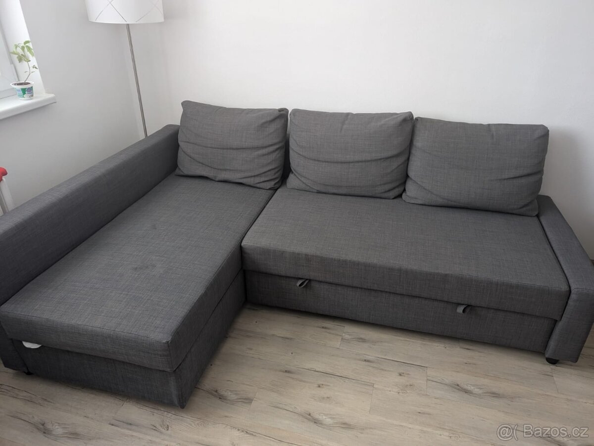 Rozkládací gauč IKEA Friheten šedý