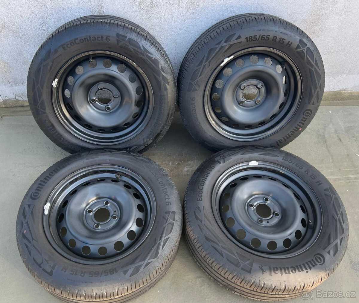 185/65R15 letní sada dacia logan, clio 6x15 4x100x60 ET40
