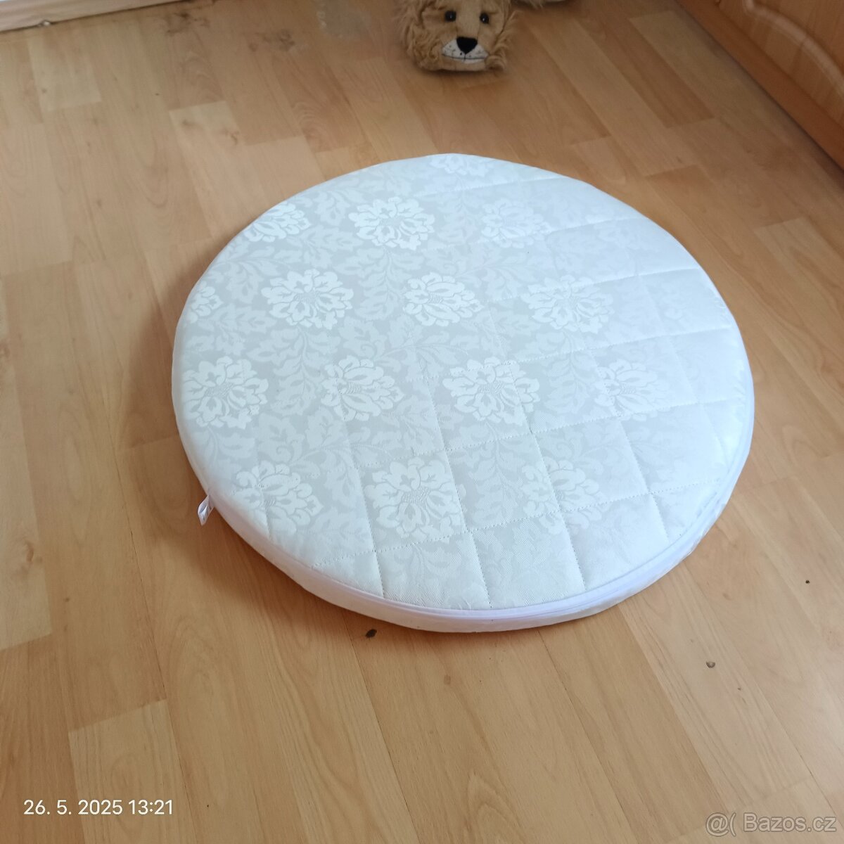 Kulatá matrace na postýlku Mimiko Kokos +PUR pěna