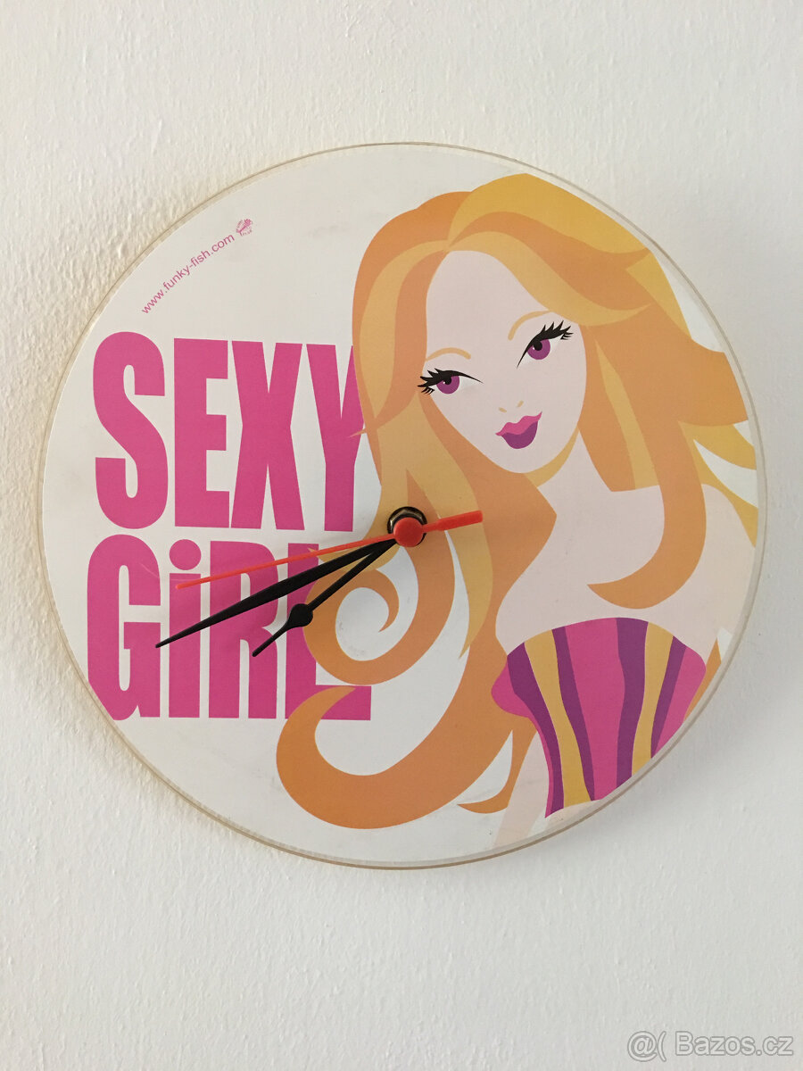 Nástěnné hodiny - Sexy Girl