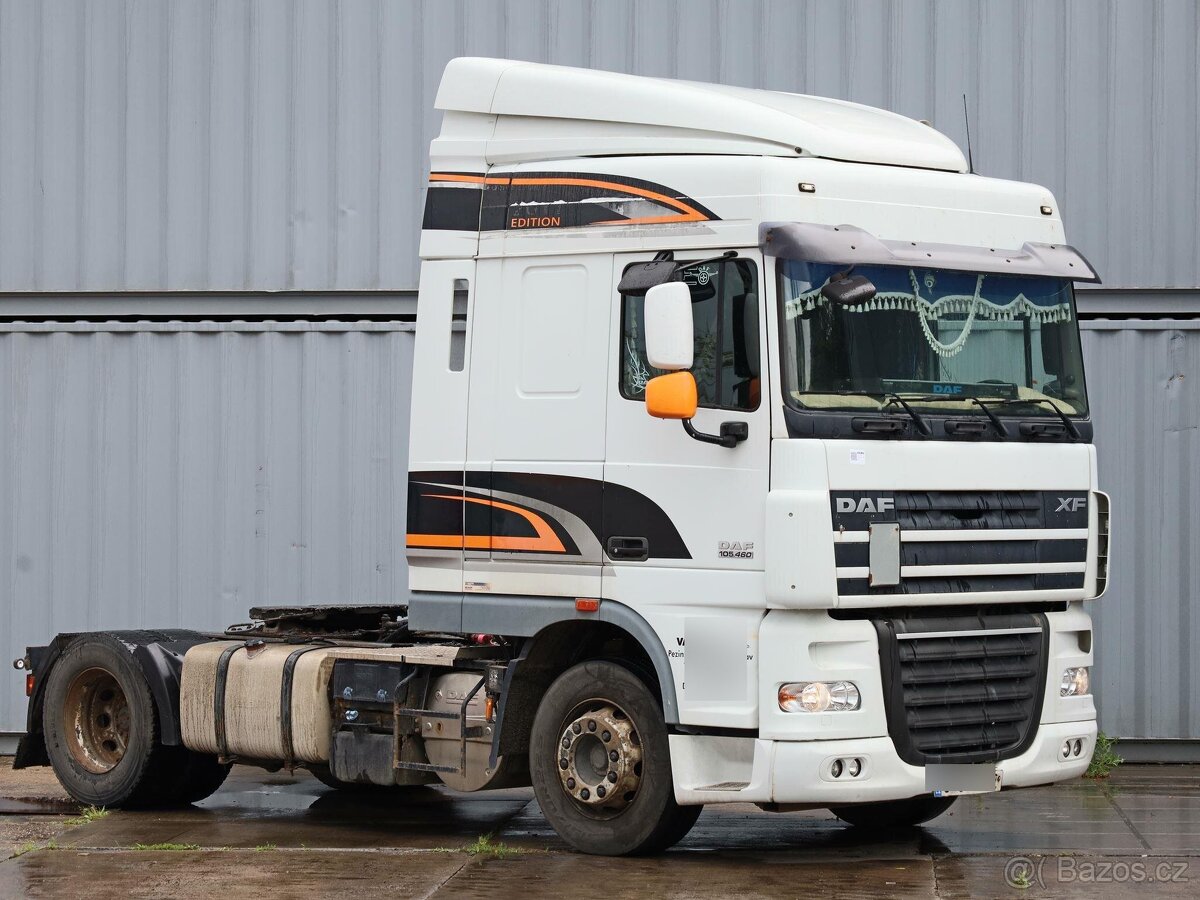 DAF XF 105.460, EURO 5, STANDARD, HYDRAULIKA PRO SLÁPĚNÍ, NO