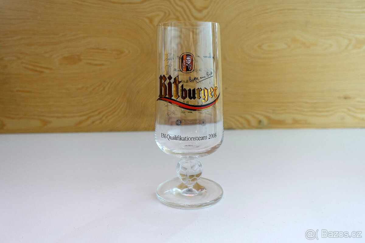 Pivní sklo 0,3l.