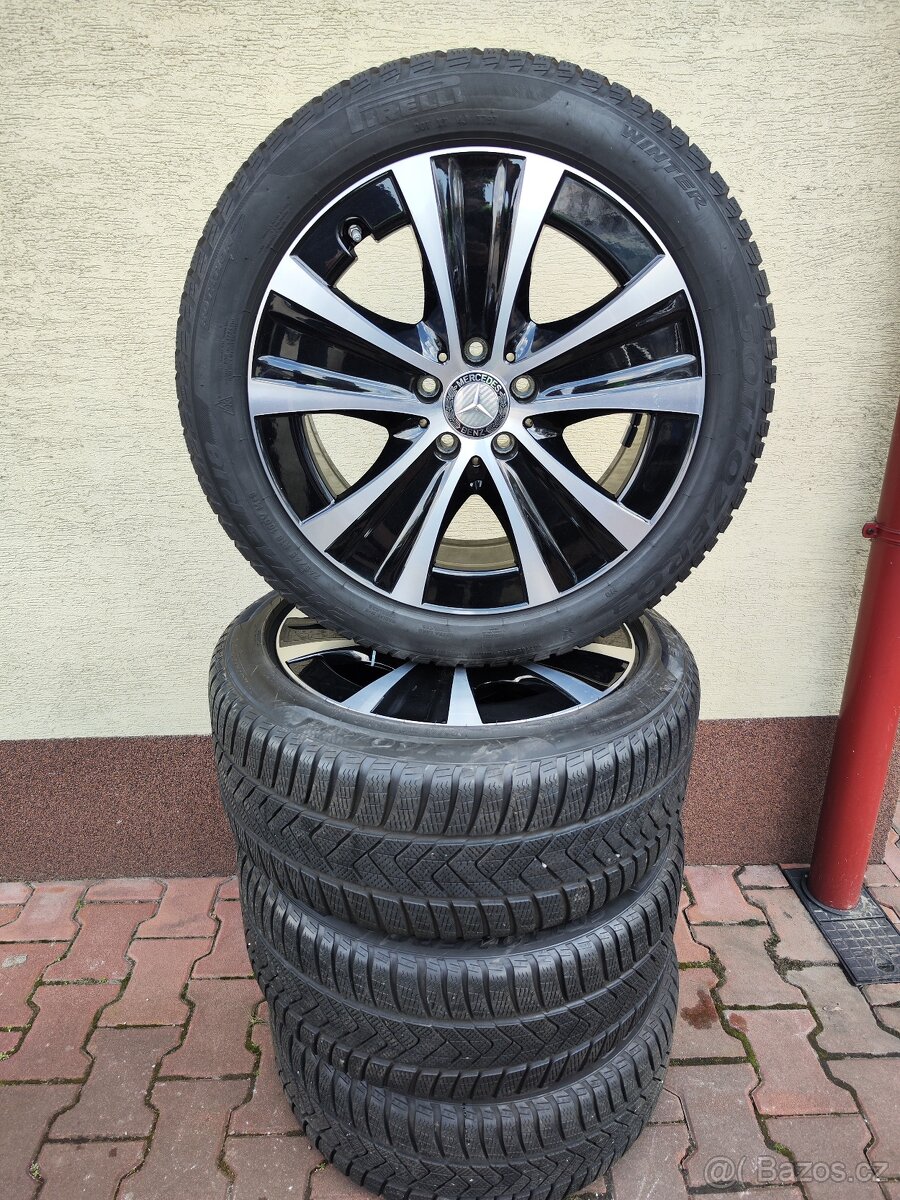Originál ALU kola dvourozměrná MERCEDES s pneu PIRELLI