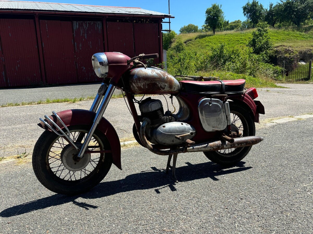 Jawa 350 354 kývačka s Doklady