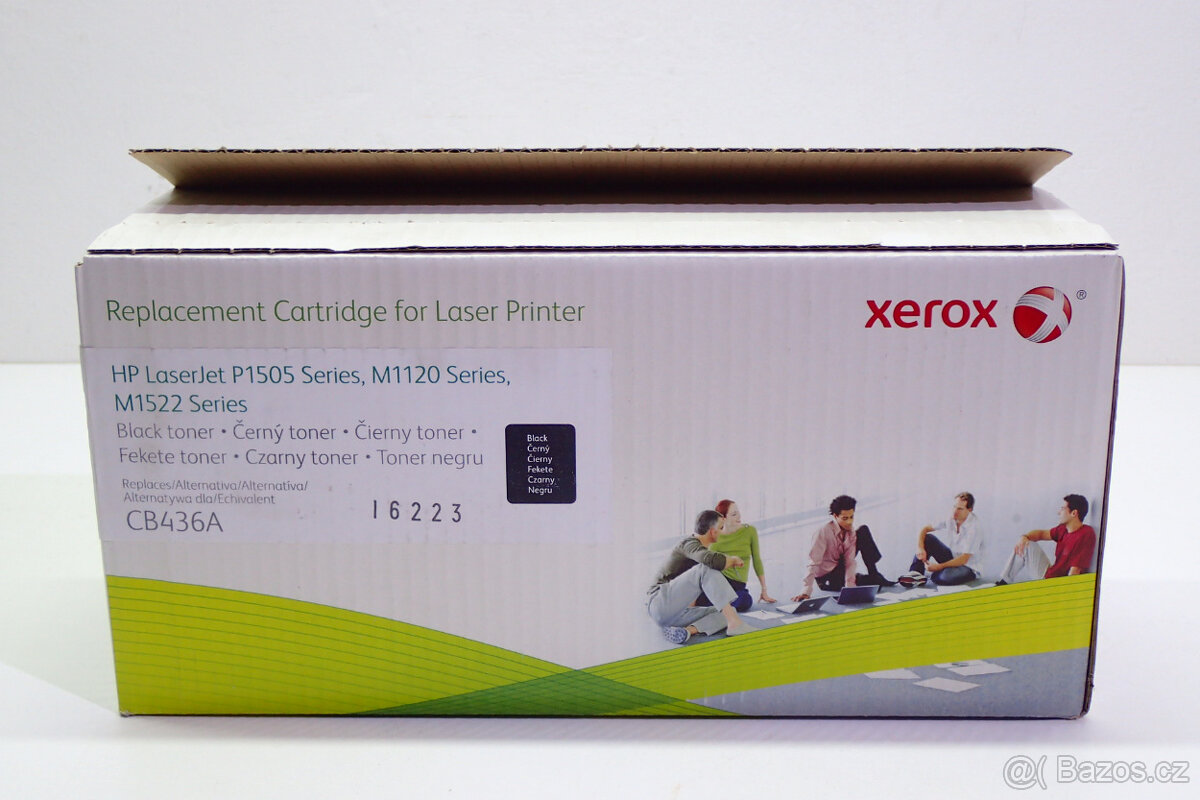 HP Laserjet náhradní laser cartridge černá CB436A