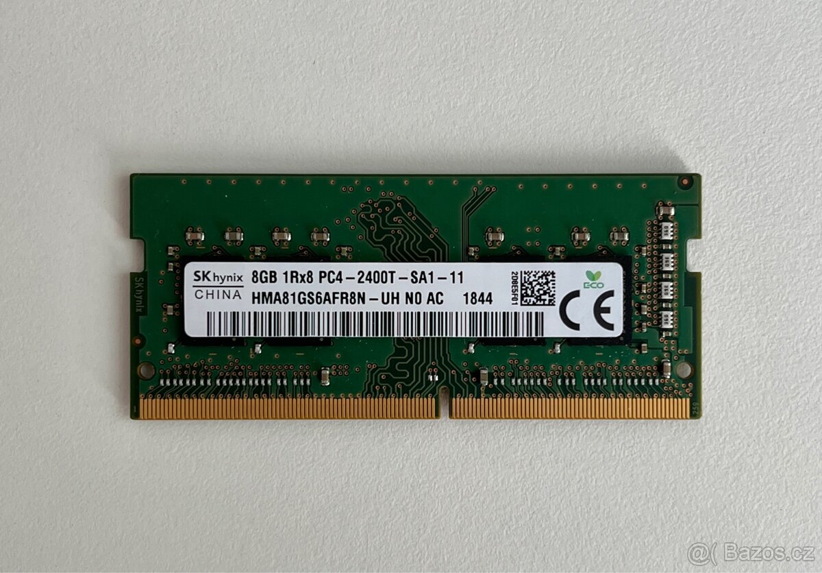RAM 8GB DDR4 SODIMM 2400MHz SK hynix – funkční