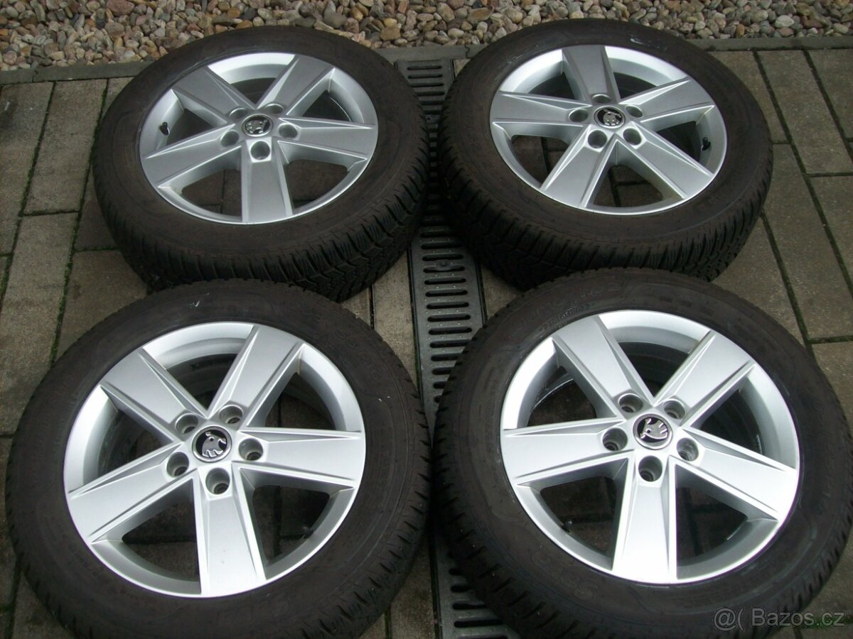 Alu zimní ŠKODA Octavia 3, typ STAR 16" 90%