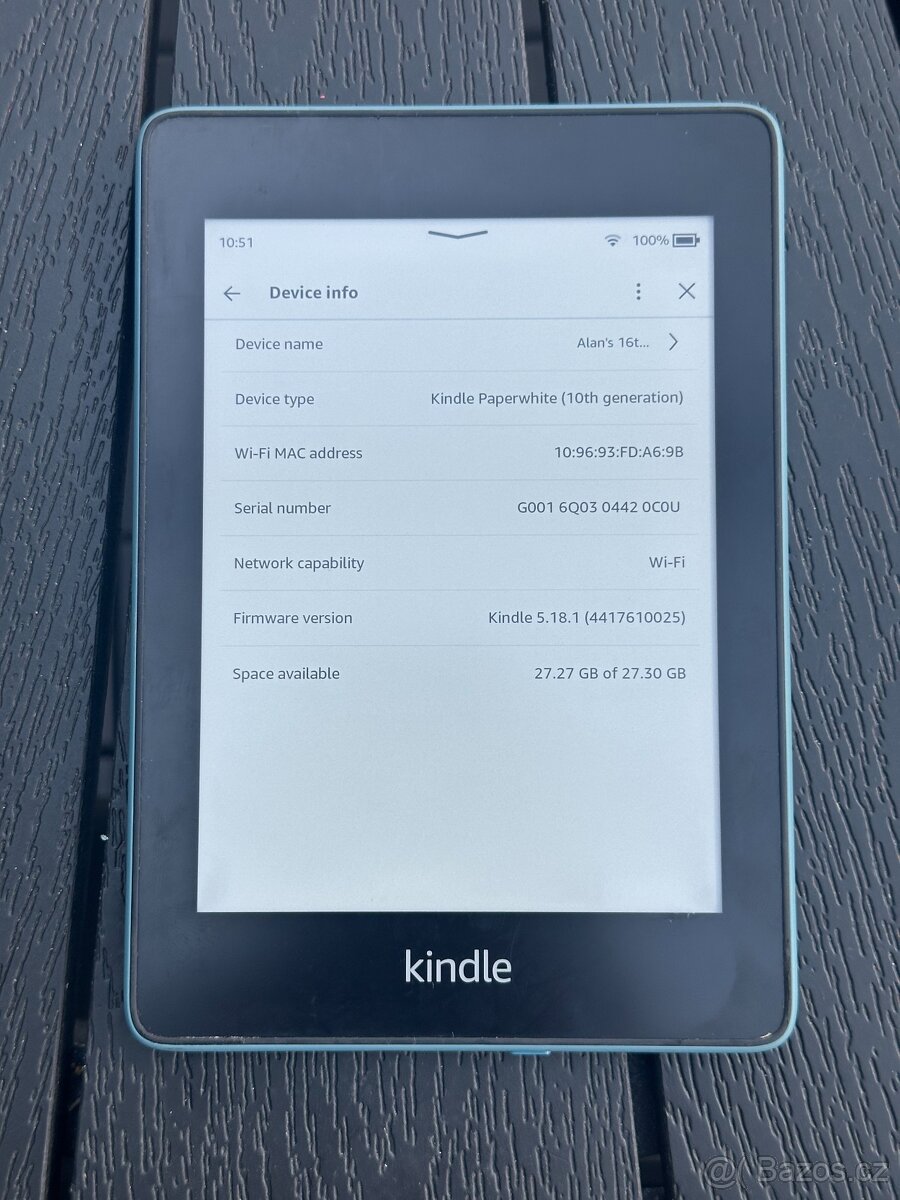 Čtečka knih Amazon Kindle Paperwhite 10. gen 32GB modrá