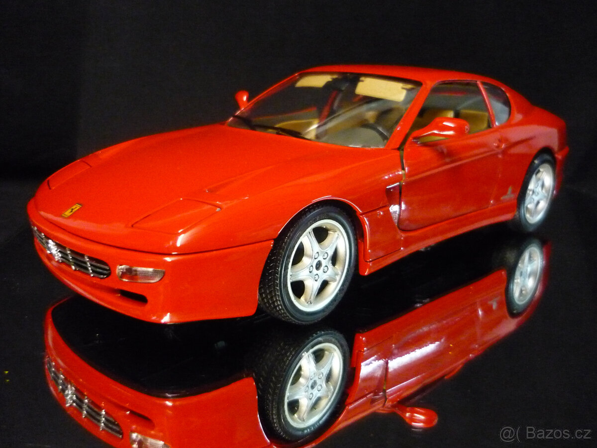 Ferrari 456 GT červené Bburago 1/18