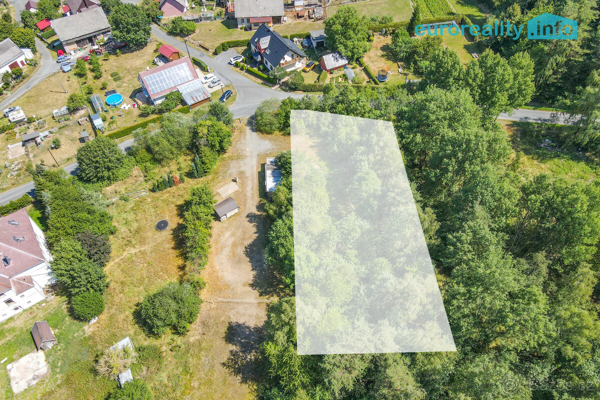 Prodej, pozemek k bydlení, 894 m², Přimda