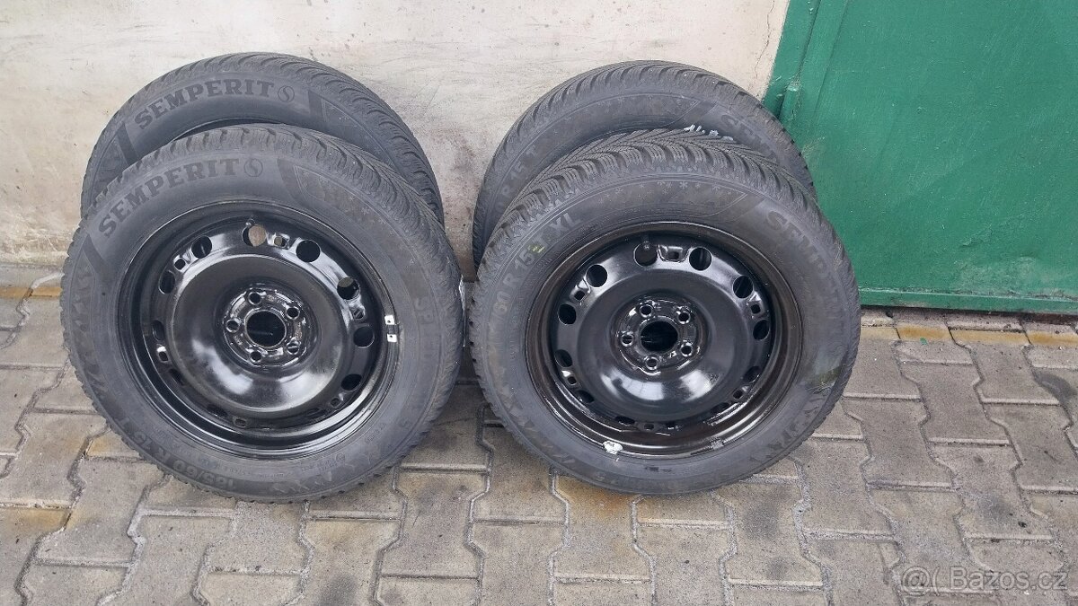 Prodám zimní sadu Škoda Fabia 185/60/15