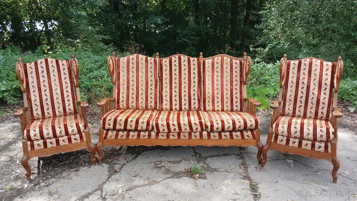 Starožitná sedací souprava 3+1+1