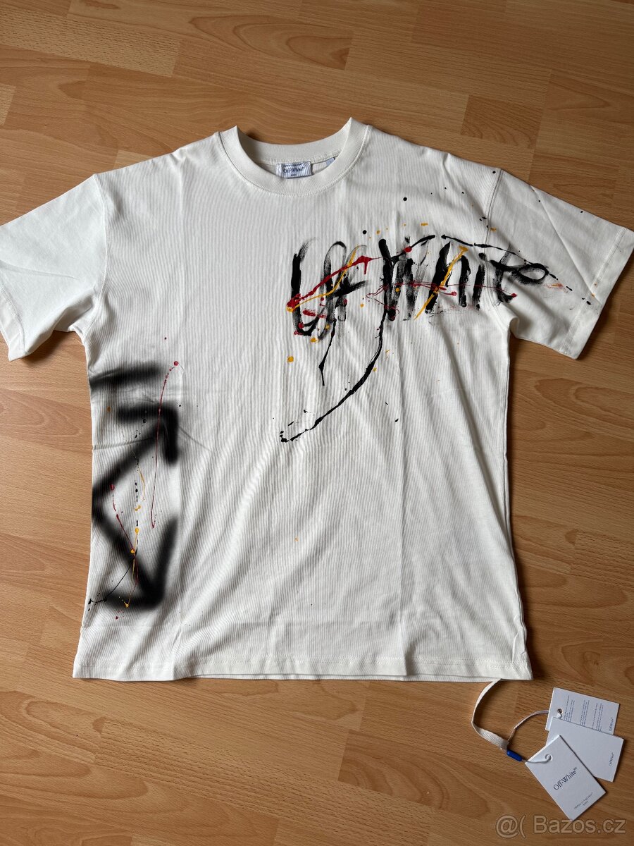 Pánské triko off white