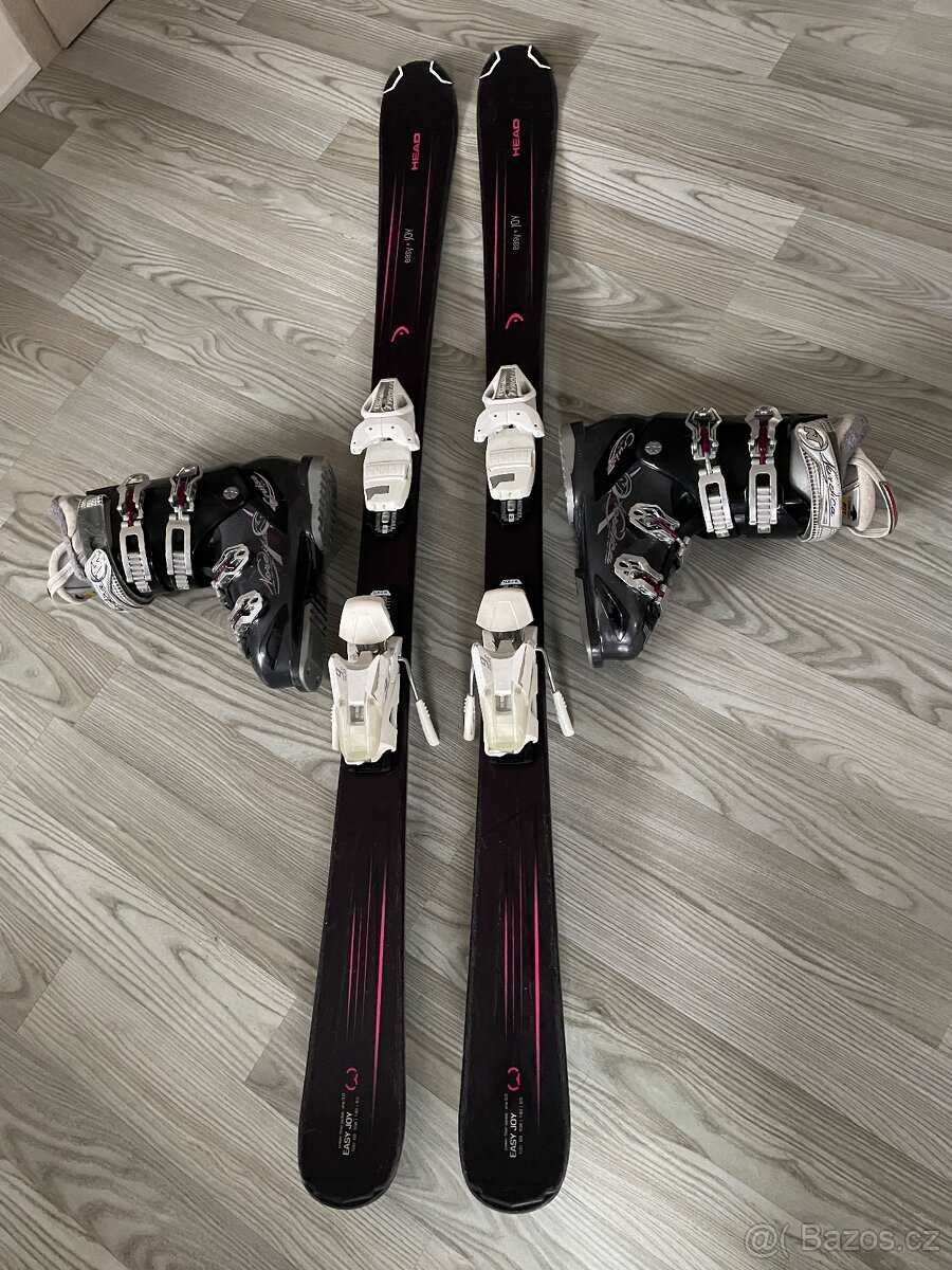 Lyže Head 149 cm+ lyžáky 39-40