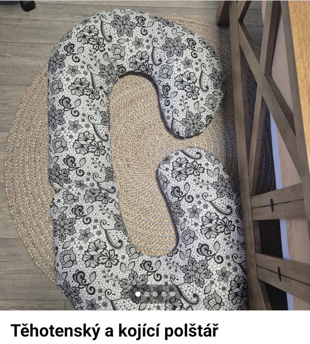 Těhotenský a kojici polštář