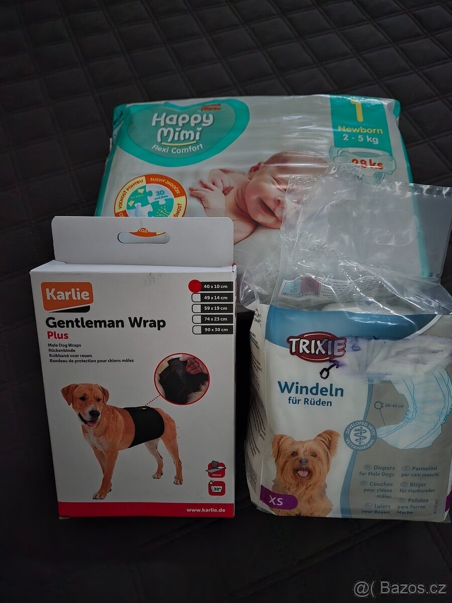 Plenky pro psí samce XS - malé plemeno