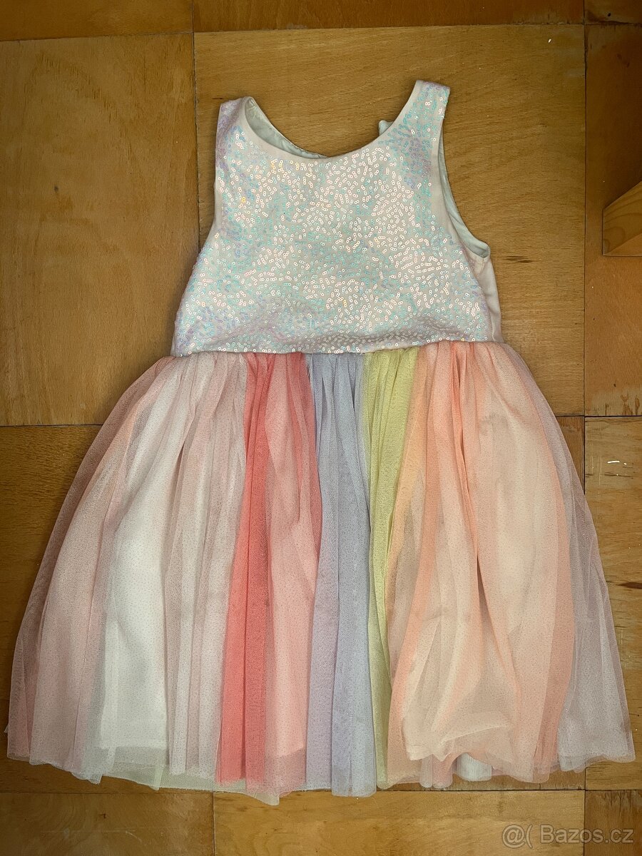 Dívčí společenské šaty vel. 128