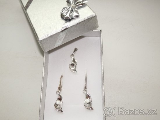 Ag SADA SWAROVSKI LÍSTEČEK