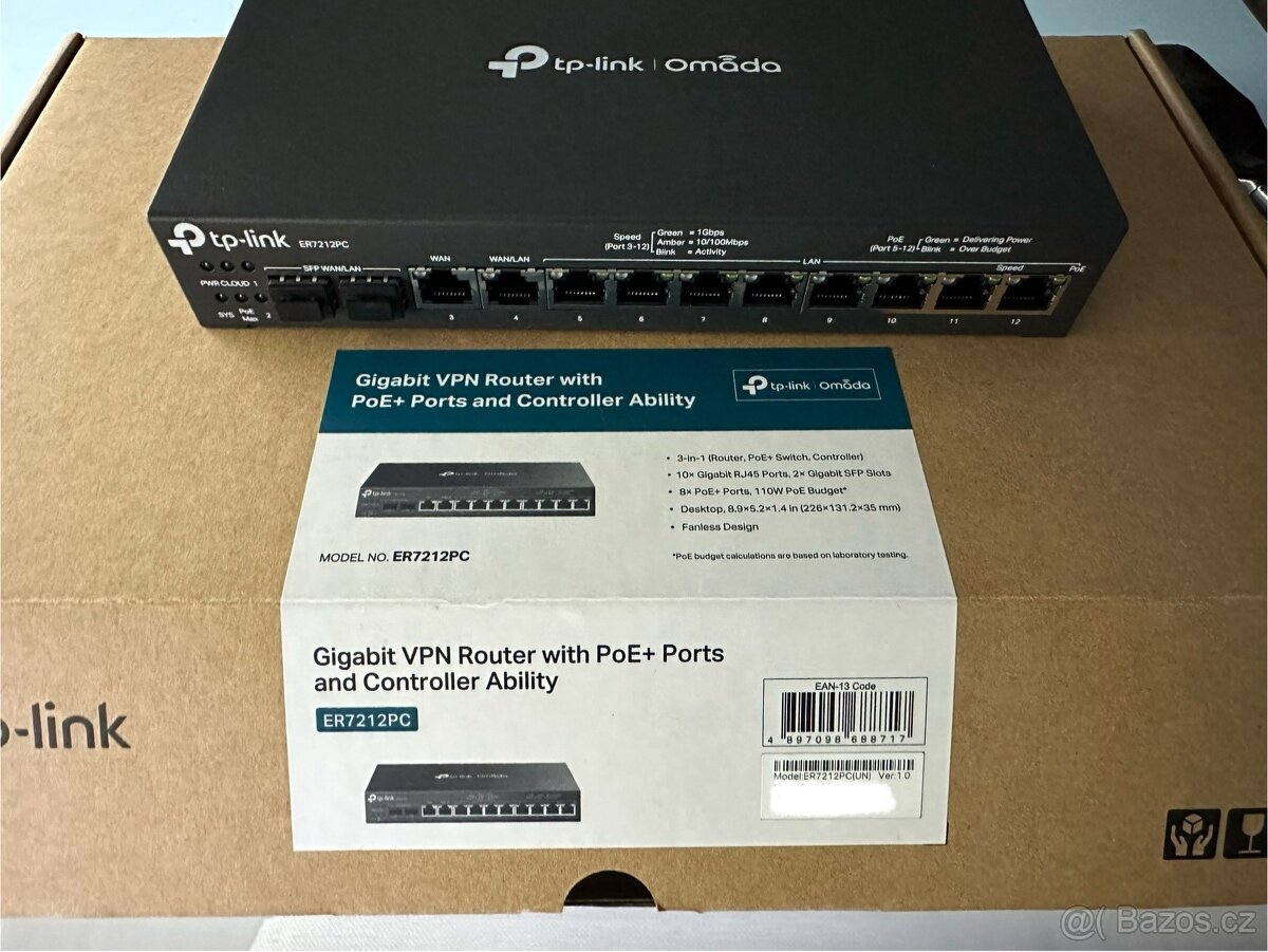 TP-Link Gigabitový VPN router Omada 3 v 1