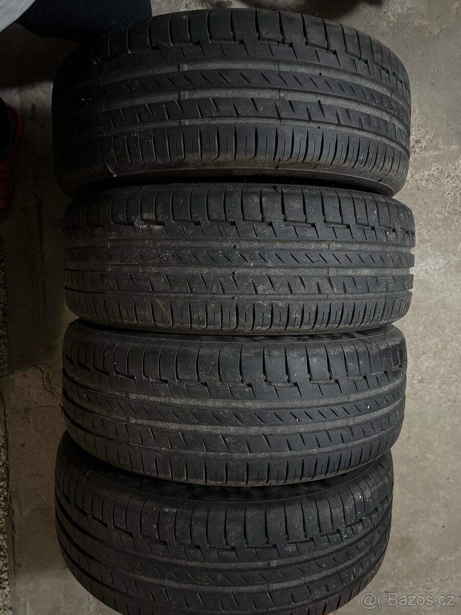 4x letni pneu Continental 205/55/17 Octavia 4