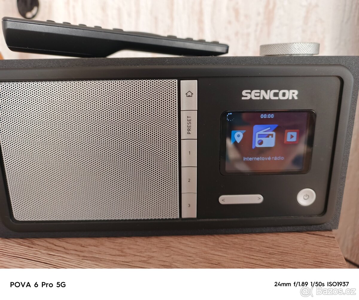 Internetové rádio sencor