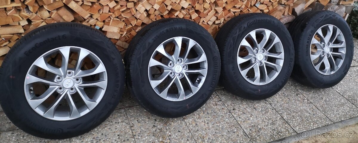 Sada nových ALU kol originál Hyundai Santa Fe IV 17“