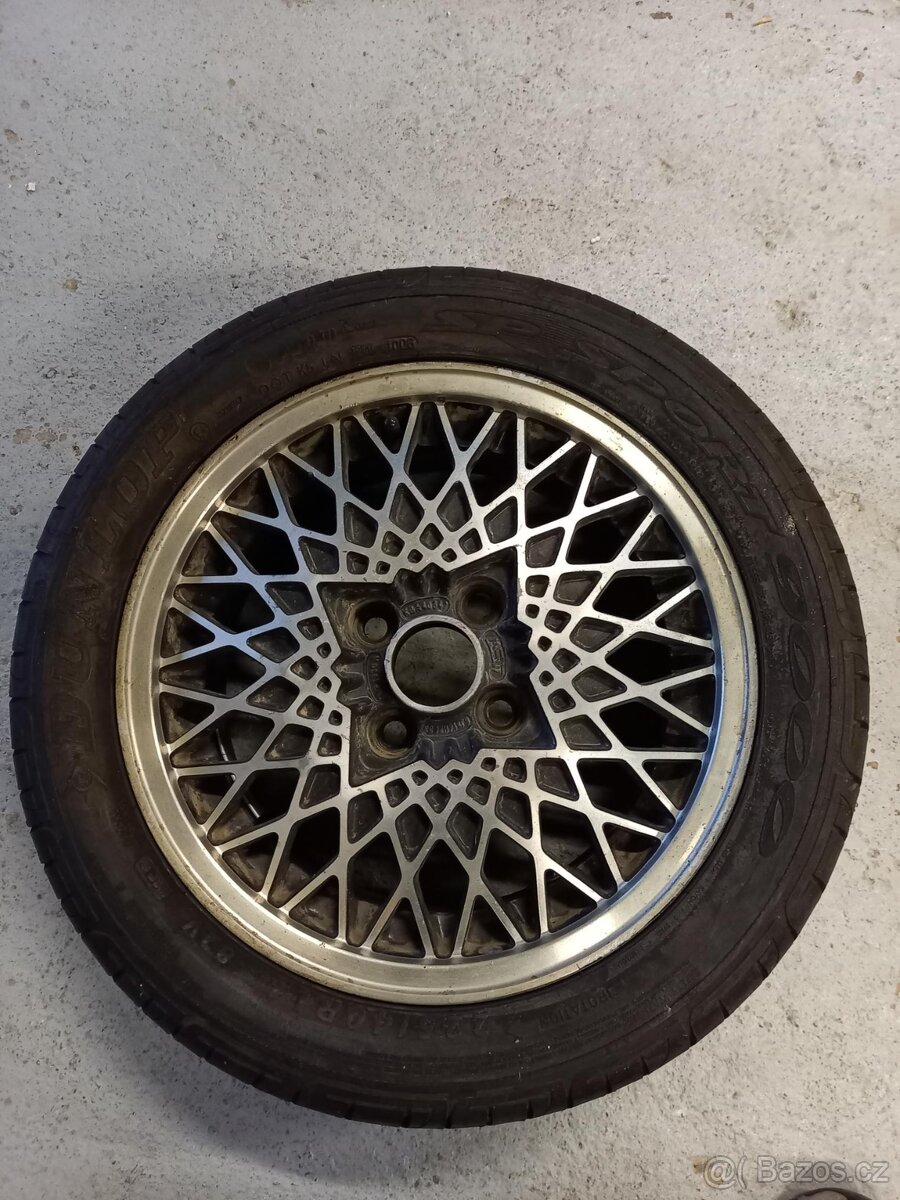 Alu kola MSW 6J r14 4x100 s pneu